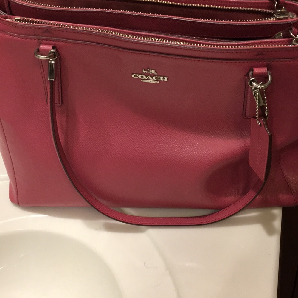 Coach leather purse